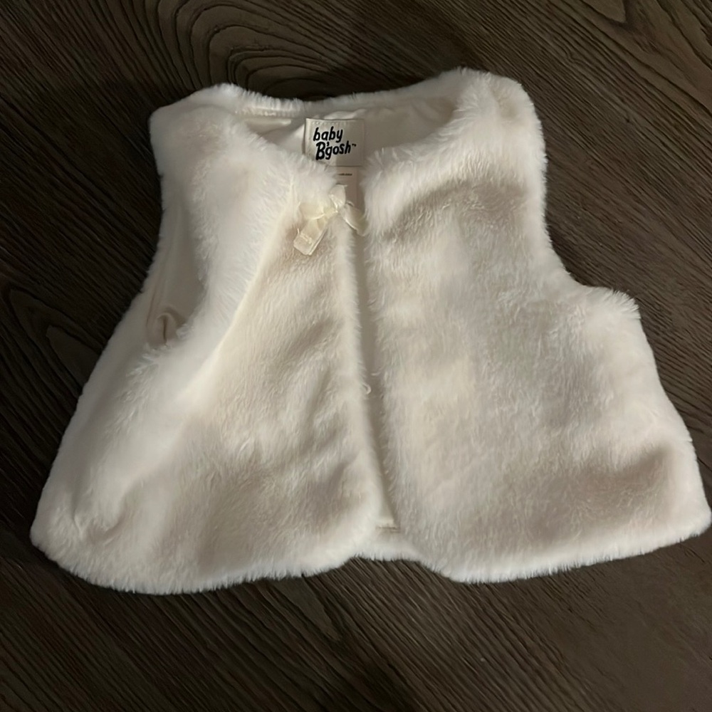 Fur vest for baby
